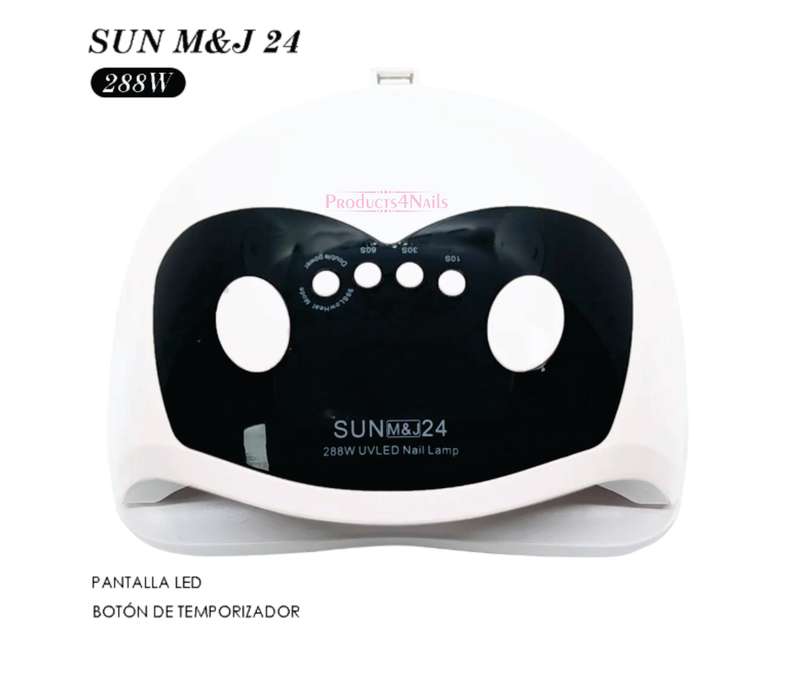 SUN M&J 24 Professional Gel Polish LED Nail Dryer Lamp - 288W