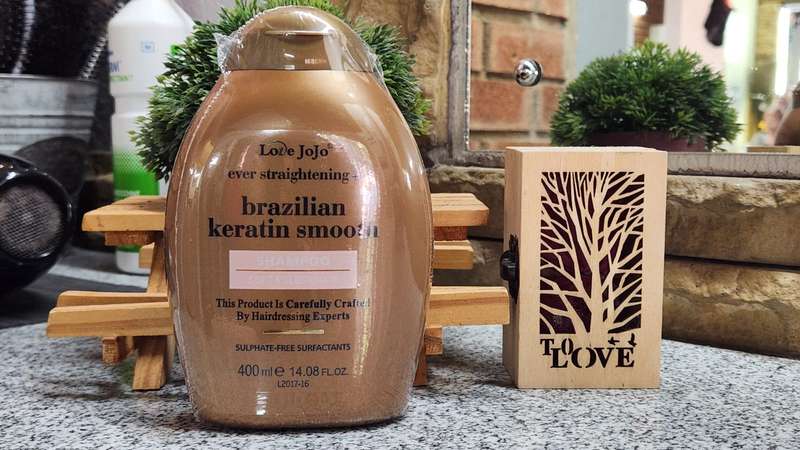 Shampoo Brazilian Keratin Smooth EVER STRAIGHTENING - SOFT & SLEEKHAIR 400ml (SULFATE FREE SURFAC...