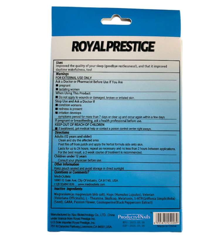 RoyalPrestige Deep Sleep Patch - 10X deep sleep patches