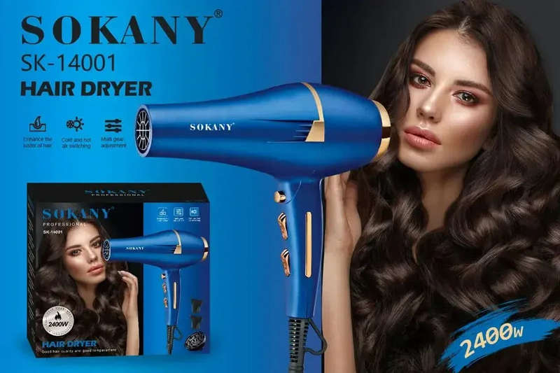 Sokany Hair Dryer 2400W SK-14001