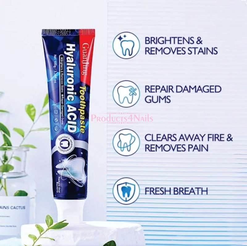 Guanjing Hyaluronic Acid Brightens & Removes Stains Toothpaste 100g