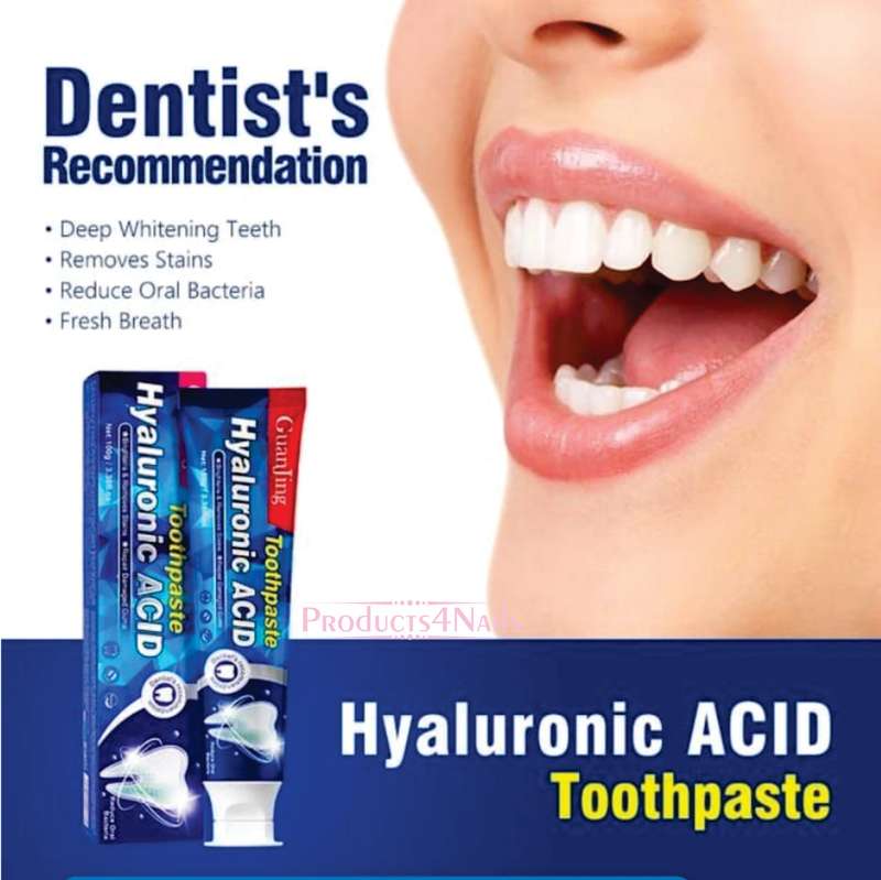 Guanjing Hyaluronic Acid Brightens & Removes Stains Toothpaste 100g
