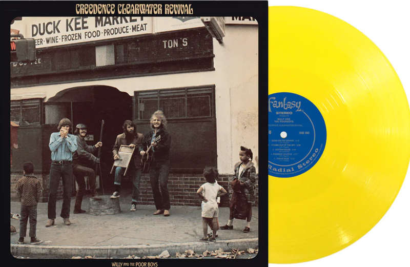 Creedence Clearwater Revival  Willy And The Poor Boys Opaque Yellow Vinyl