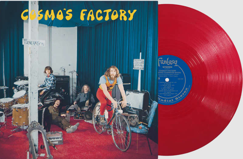 Creedence Clearwater Revival  Cosmos Factory Opaque Red Vinyl Record