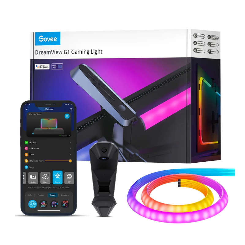 Govee DreamView G1 Gaming Light (24~29inch) - Smart LED Monitor Backlight