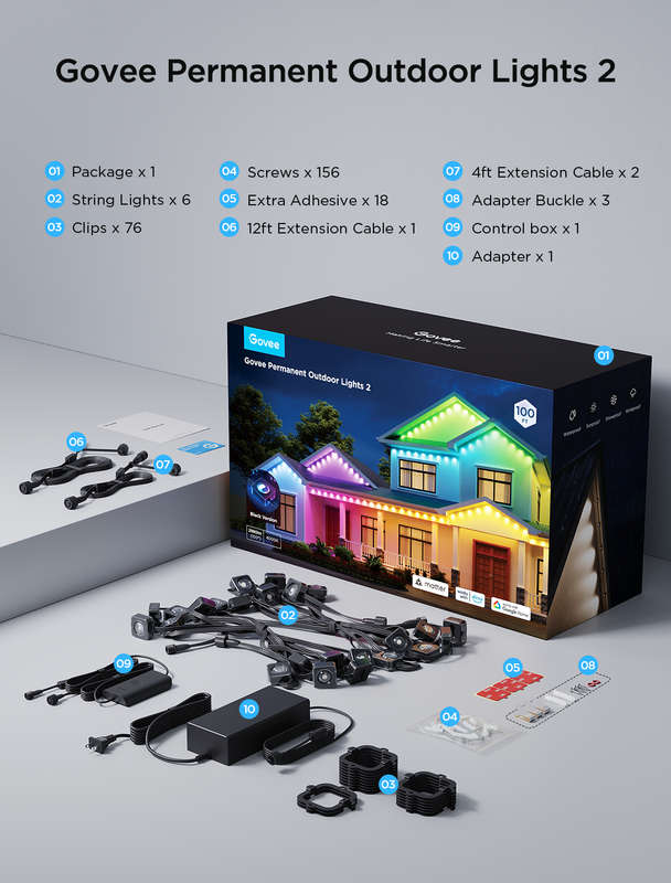 Govee Permanent Outdoor Lights 2 - 30M