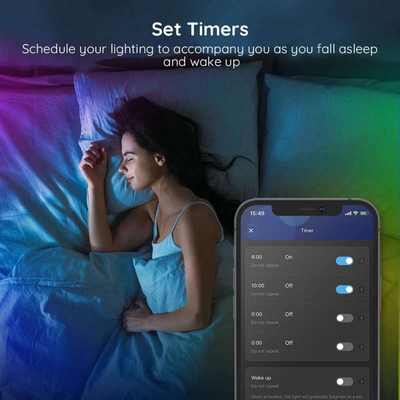Govee RGB Smart Wi-Fi + Bluetooth LED Strip Lights [Energy Class A]