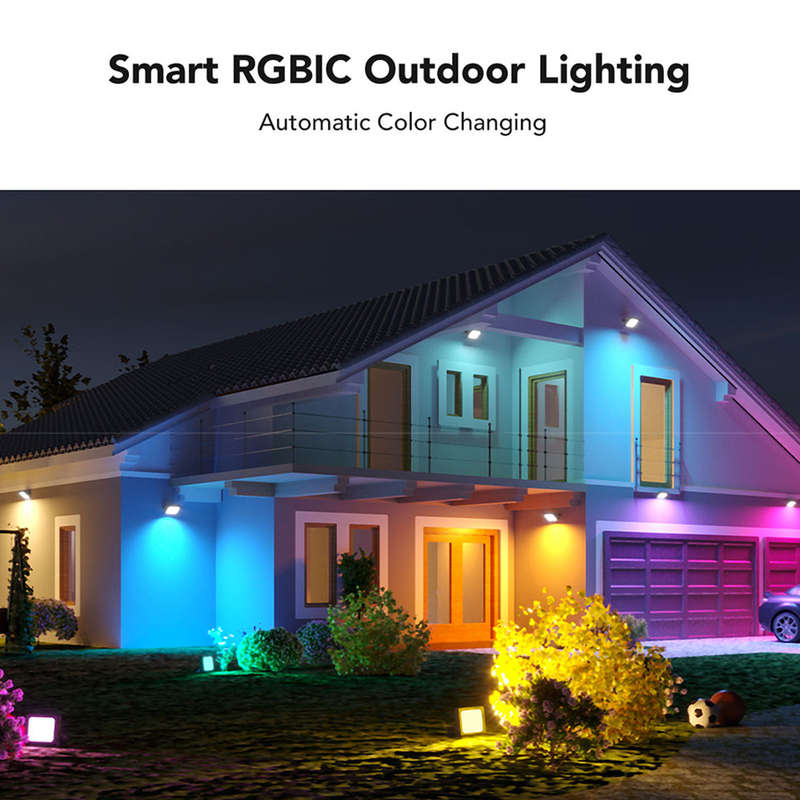 Govee RGBICWW LED Smart Flood Lights (4 Pack) - Smart Light UNBOXED DEAL