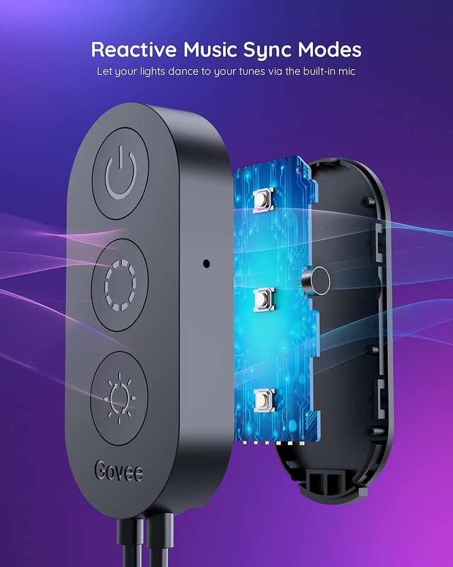 Govee Bluetooth RGB LED Backlight Strip for TVs (TV Sizes of 46-60 Inches)