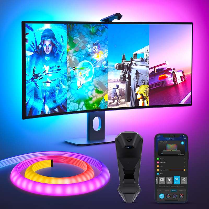 Govee DreamView G1 Gaming Light (24~29inch) - Smart LED Monitor Backlight