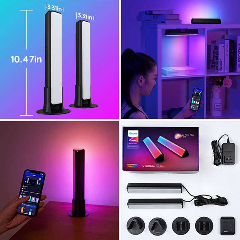 Govee RGBICWW WiFi + Bluetooth Flow Plus Light Bars