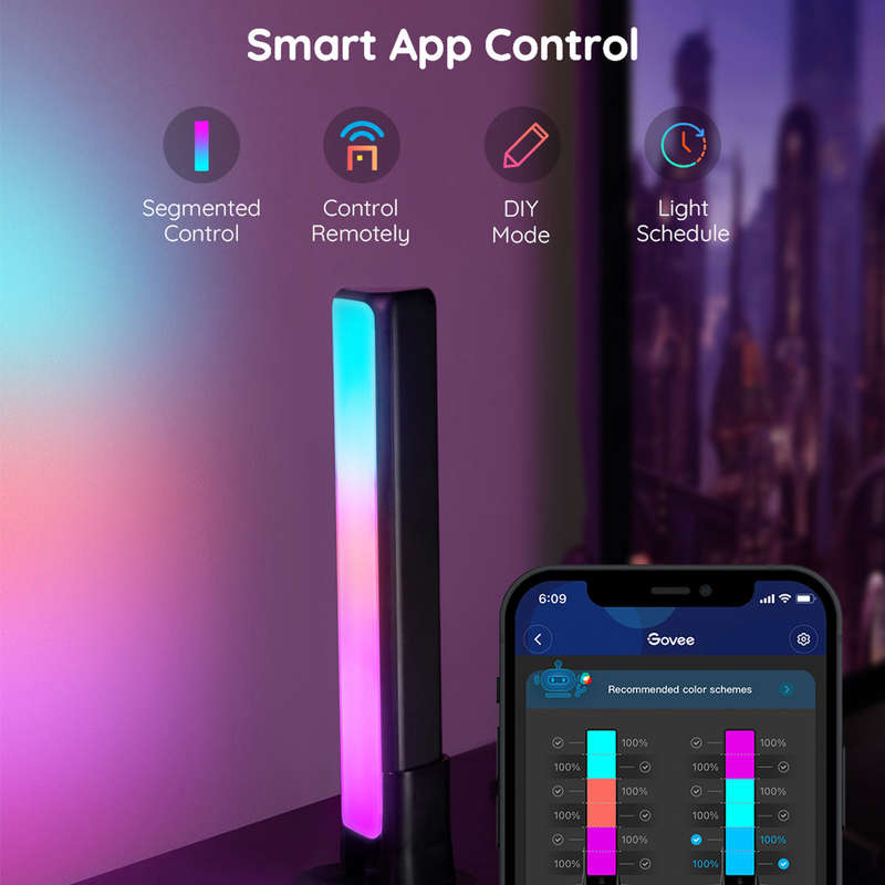 Govee RGBICWW WiFi + Bluetooth Flow Plus Light Bars