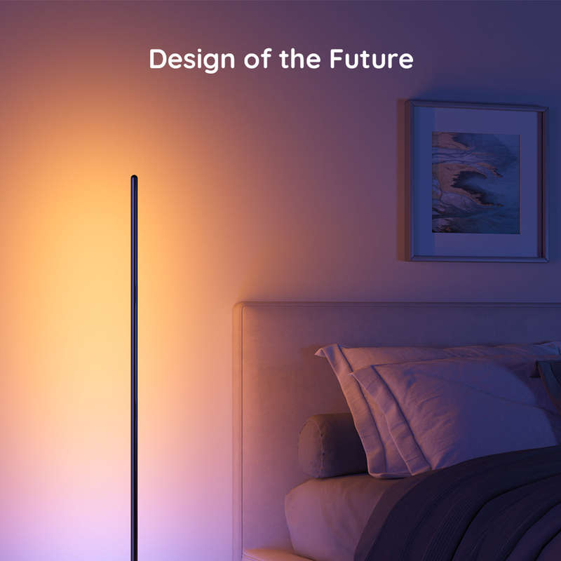 Govee RGBICW Smart Corner Floor Lamp (1.3m High) - Smart LED Light