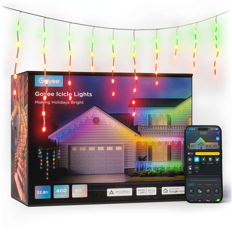 Govee Icicle Lights - 10M