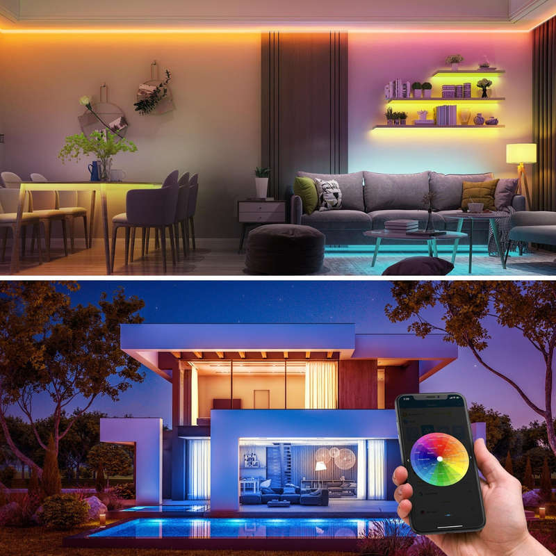 Govee RGB Smart Wi-Fi + Bluetooth LED Strip Lights [Energy Class A]
