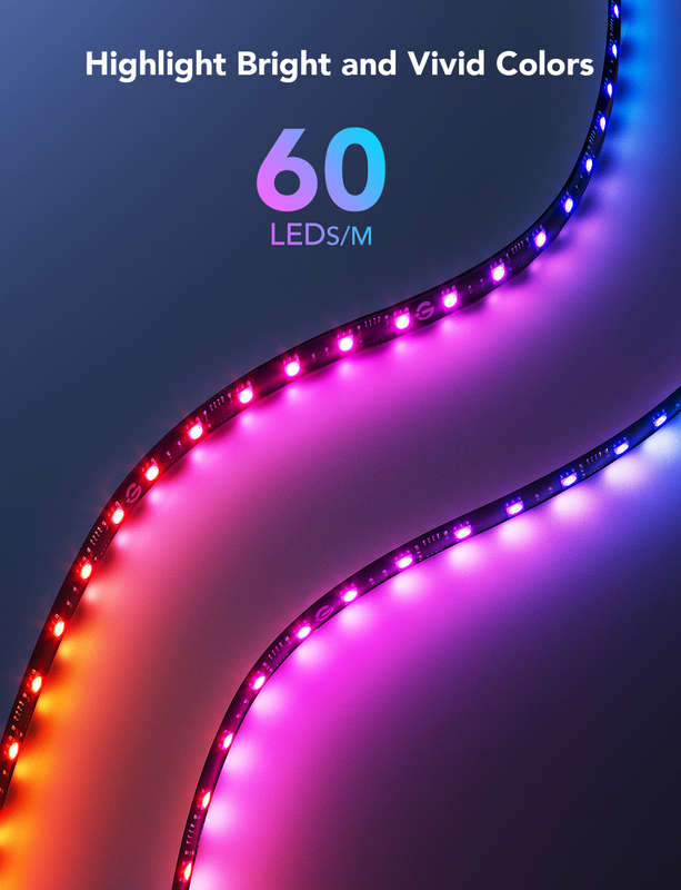 Govee Gaming Monitor Light Strip G1 - Smart LED Backlight 27-34" Monitors