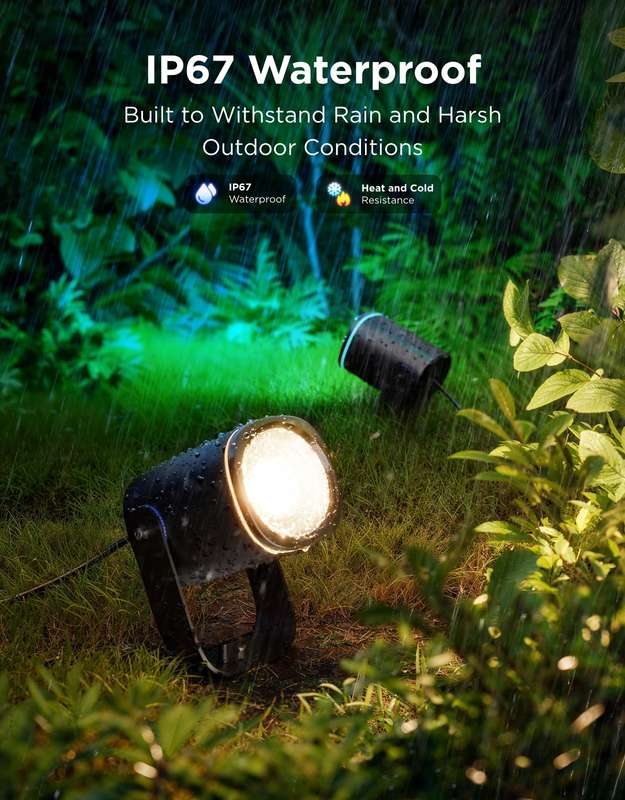 Govee RGBICWW Outdoor Spotlights