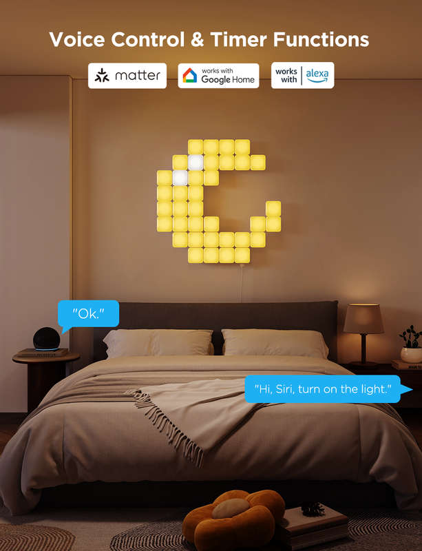 Govee Smart Mini Panel Lights Extension(6pcs in one set))