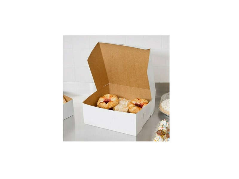 8x8x2" Cake Box - White