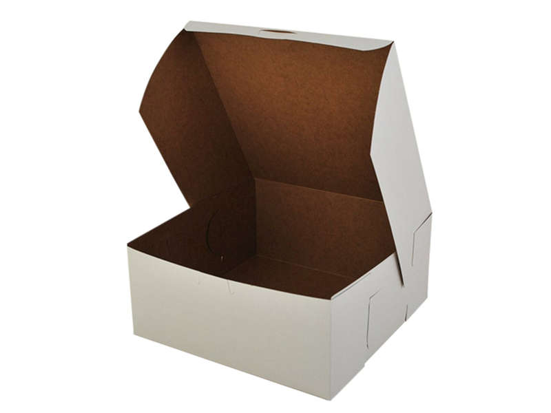 9x9x2" Cake Box - White