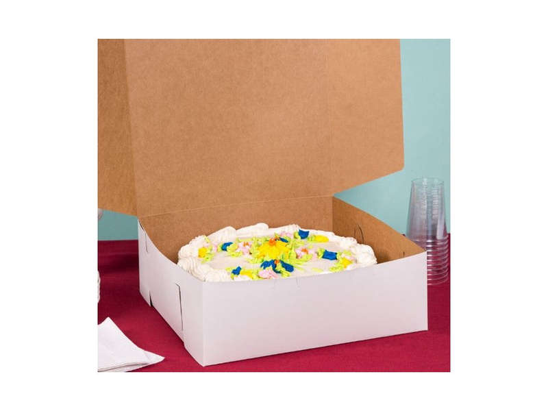 11x11x5" Cake Box - White