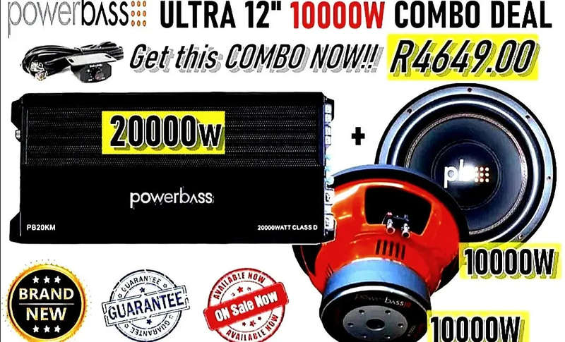 ** 20 000W Powerbass Car Sound System **
