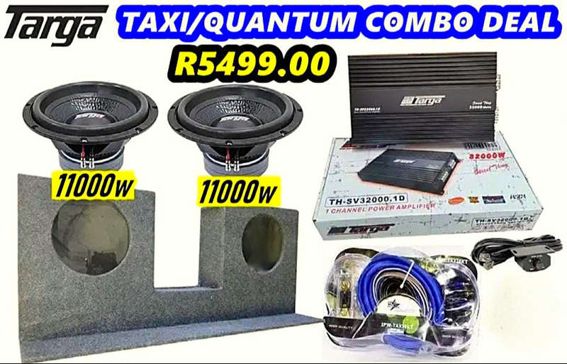 Targa Dual 12 inch 32 000W Toyota Quantum Sound Combo