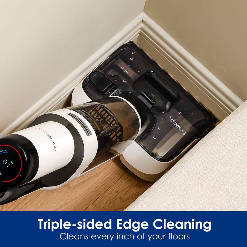 FLOOR ONE Stretch S6 - 35min, Smart 180° Lay Flat Wet Dry Cordless Vacuum Floor Washer & Mop Stick