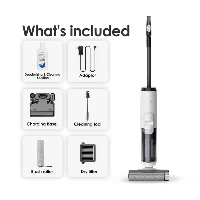 iFLOOR 5 - 35min, Wet Dry Vacuum Cordless Floor Washer & Mop Stick