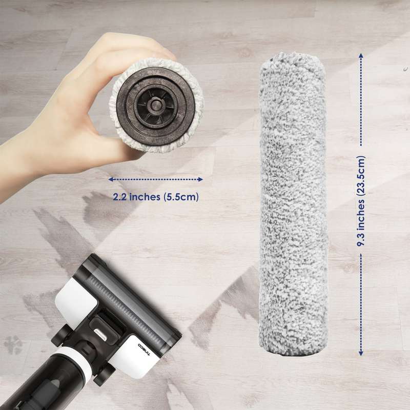 iFLOOR 3/iFLOOR Breeze/FLOOR ONE S3 Breeze Replacement 2xHEPA Filter Assembly, 2xBrush Roller