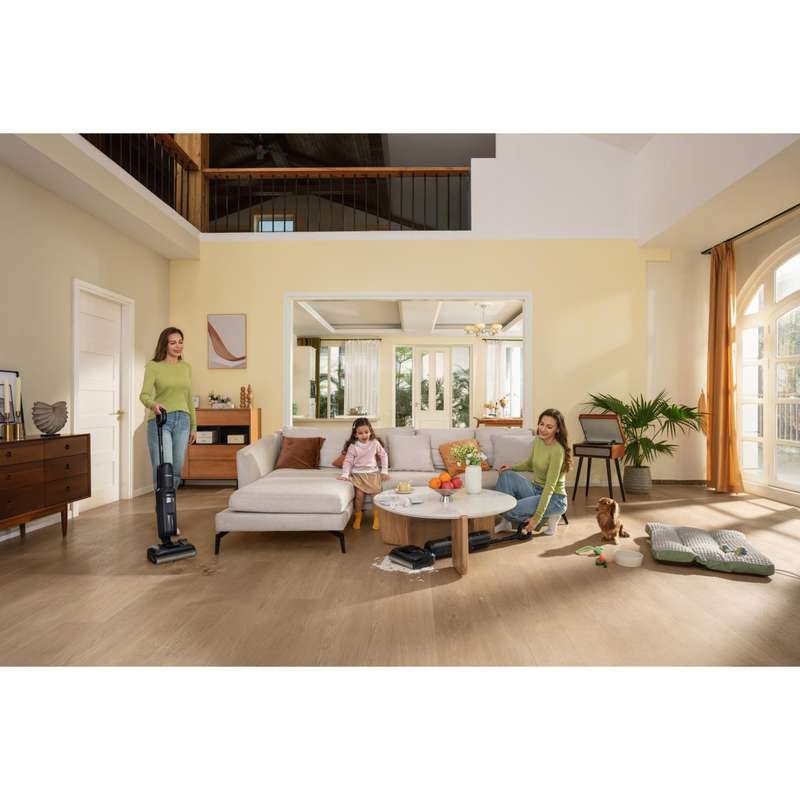 [Pre-Order] FLOOR ONE S7 Stretch - 50min, Smart 180° Lay Flat Wet Dry Cordless Vacuum Floor Wash...