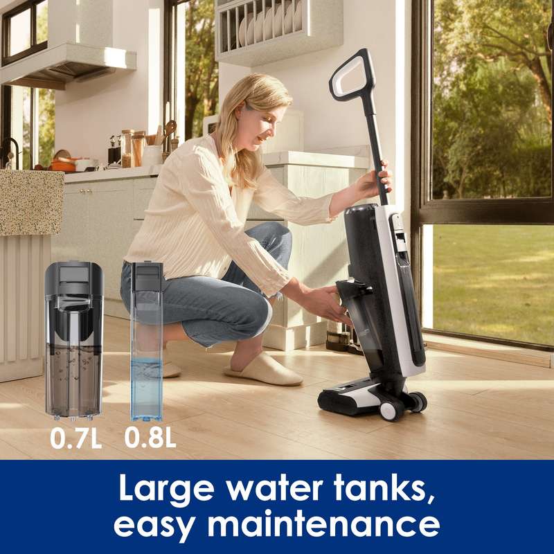 FLOOR ONE S5  35min, Smart Wet Dry Cordless Vacuum Floor Washer & Mop Stick