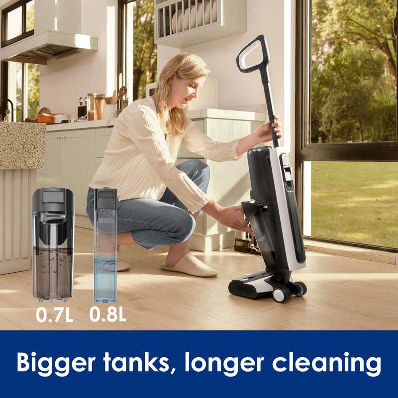 FLOOR ONE S5  35min, Smart Wet Dry Cordless Vacuum Floor Washer & Mop Stick