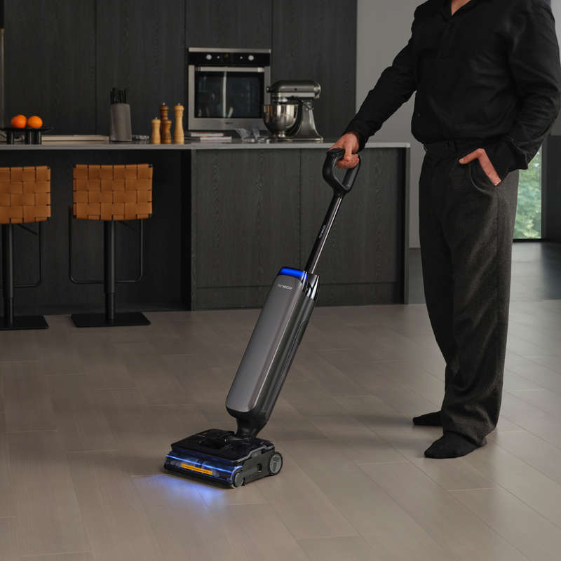 FLOOR ONE S9 Artist Steam - 75min, Smart 180° Lay Flat Wet Dry Cordless Vacuum Floor Washer & Mo...
