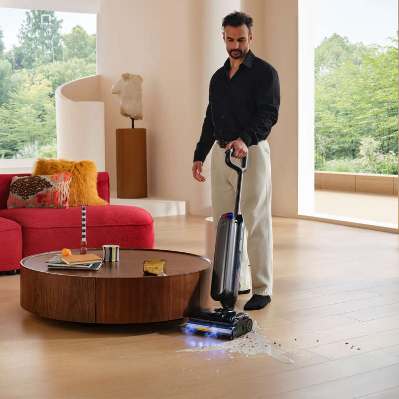 FLOOR ONE S9 Artist Steam - 75min, Smart 180° Lay Flat Wet Dry Cordless Vacuum Floor Washer & Mo...