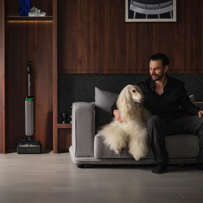FLOOR ONE S9 Artist Steam - 75min, Smart 180° Lay Flat Wet Dry Cordless Vacuum Floor Washer & Mo...