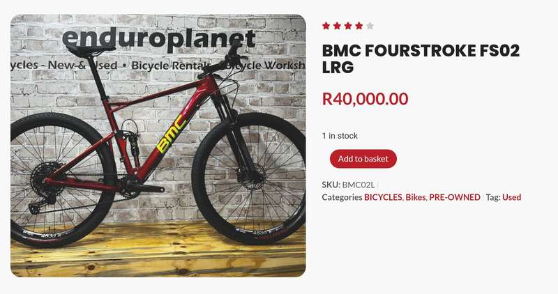 4/5 BMC FOURSTROKE FS02 LRG