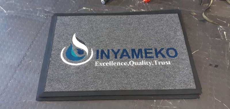 Custom logo mats