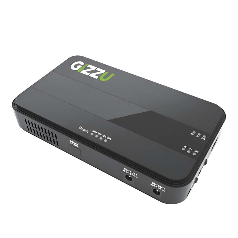 Gizzu 36W Mini UPS 8800MAH DUAL DC