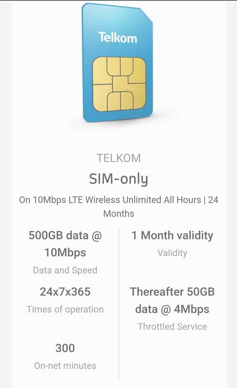 Telkom Uncapped LTE internet