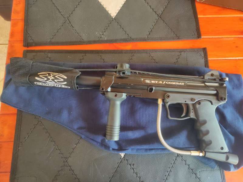 Bt4 combat paintball gun marker combo