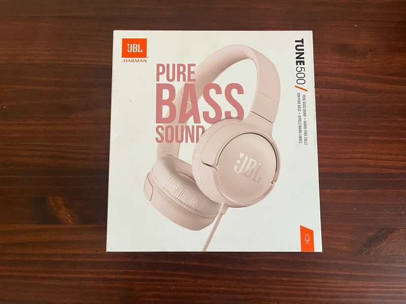 JBL Tune 500 Wired On-Ear Headphones