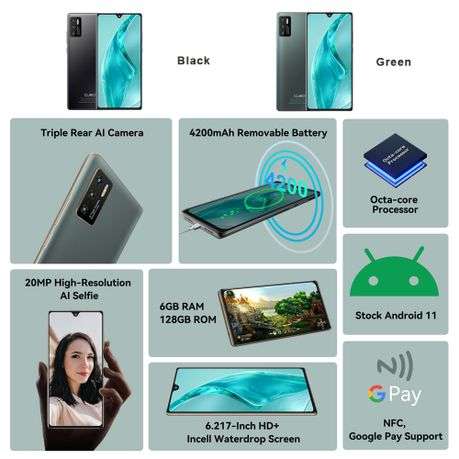 Cubot P50 Smartphone (Sealed Box Item)