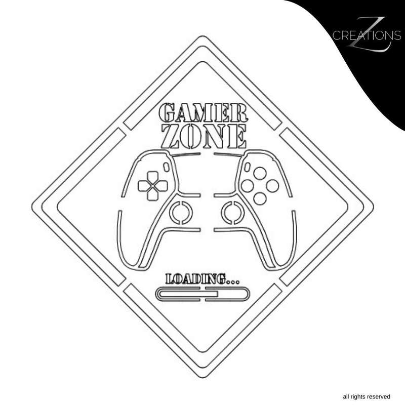 Gamer Zone Wall Art