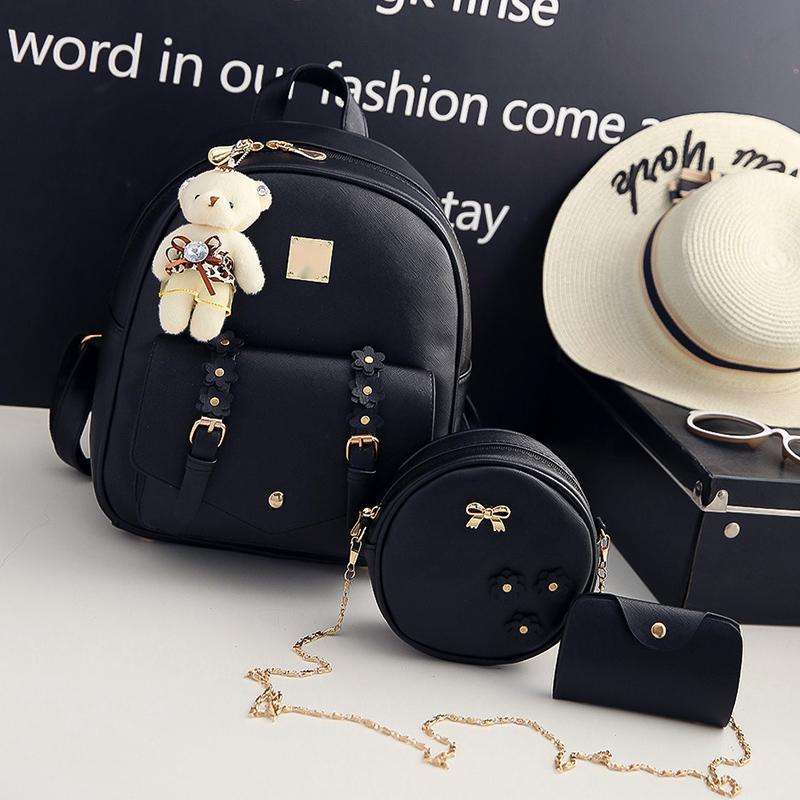 Three Piece Belt Bear Bagpack