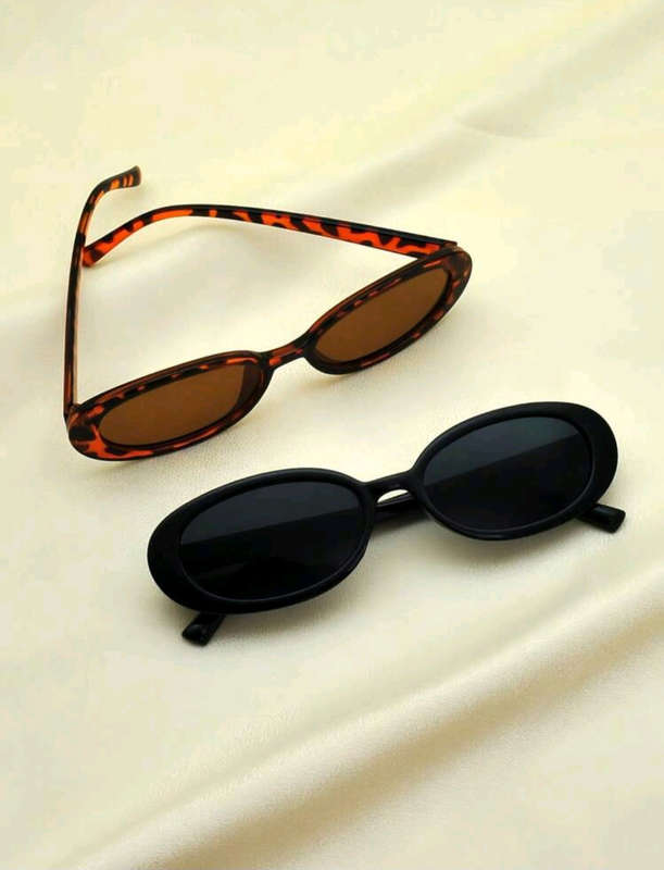 Tortoiseshell Oval Fashion Sunglasses