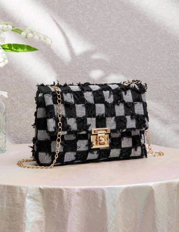 Unique Square Casual Handbag