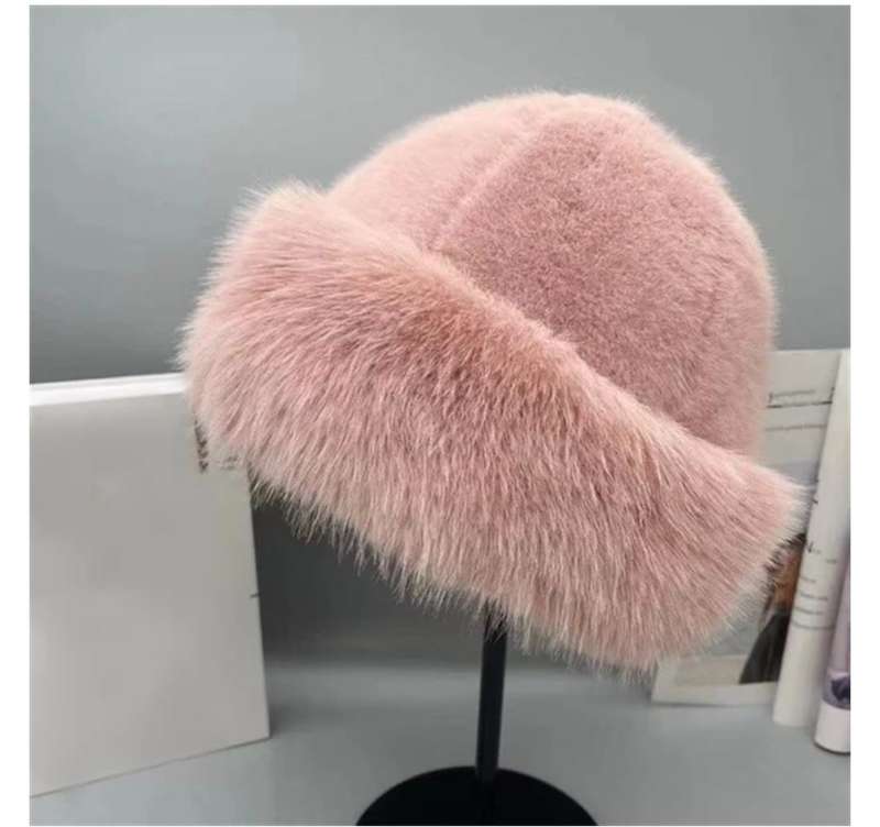 Fluffy Fur Winter Hat
