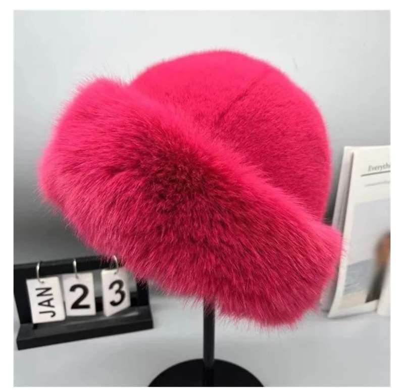 Fluffy Fur Winter Hat