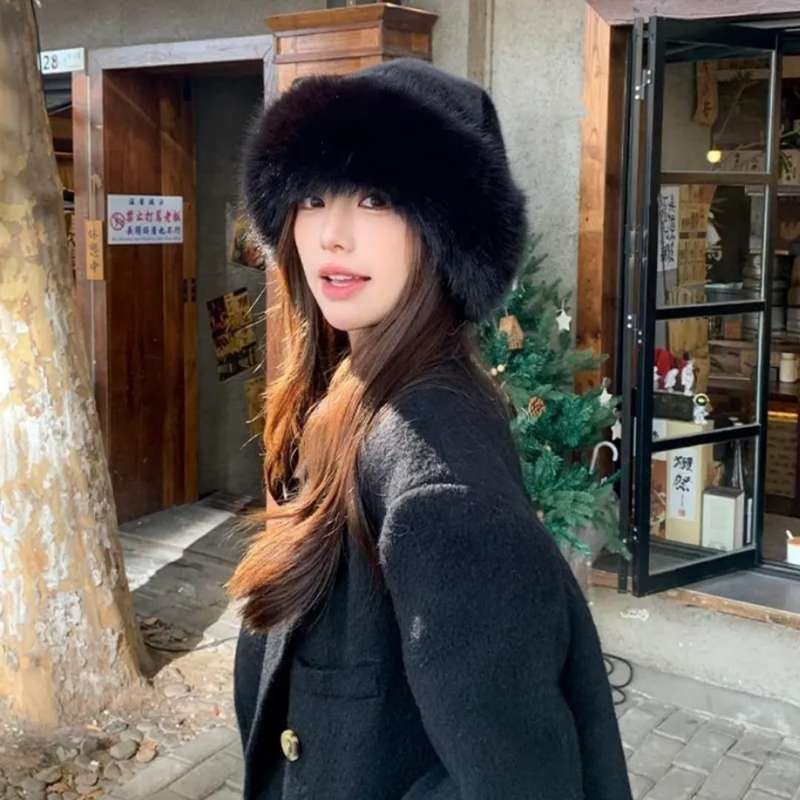 Fluffy Fur Winter Hat